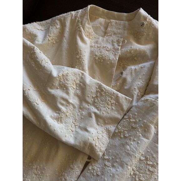 Porter des boutons Embroidered Coat (2025 Autumn & Winter Collection) one size - Picture 4 of 14